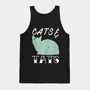 Cats And Ats, Cat Lover Gift Tank Top